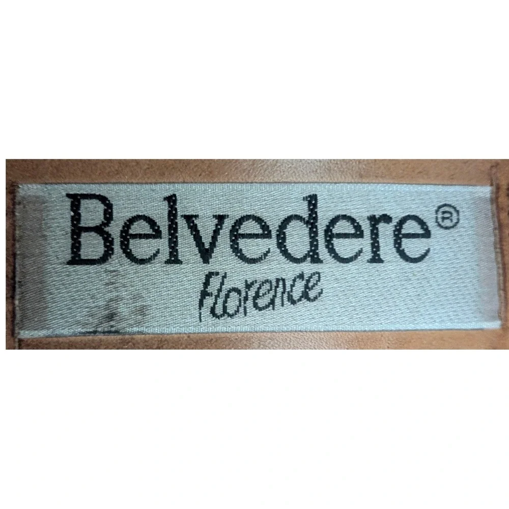 Belvedere Florence Crocodile Ostrich Dress Shoes Men 11M Black Exotic‎ Italian